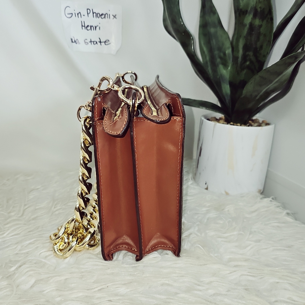 Louis Vuitton Brown Monogram Crossbody Bag - Picture 9 of 16